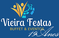 Logotipo Vieira Festas | Buffet & Eventos